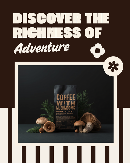 Coffee with Mushrooms Dark Roast